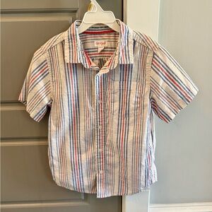 Cat & Jack / Boys Multicolor Striped Button-Down Shirt